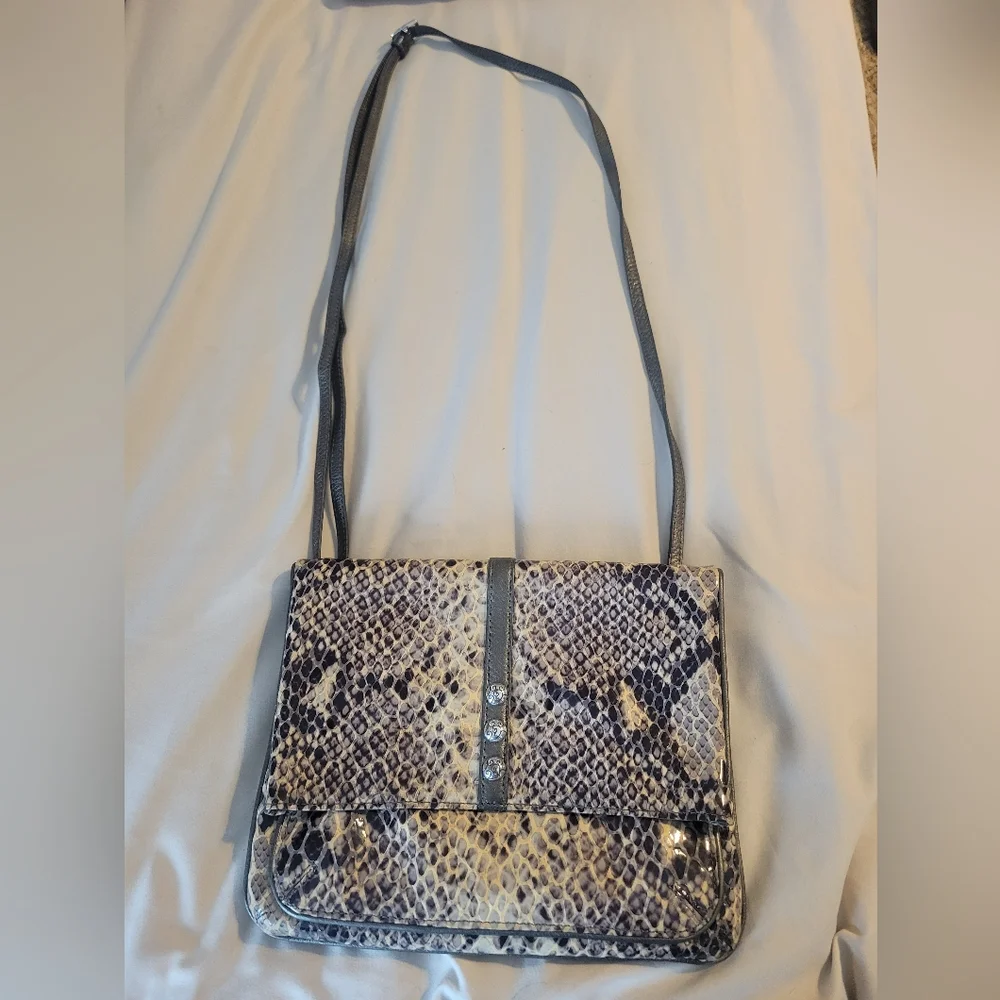 Brighton Python embossed crossbody - Picture 1 of 10